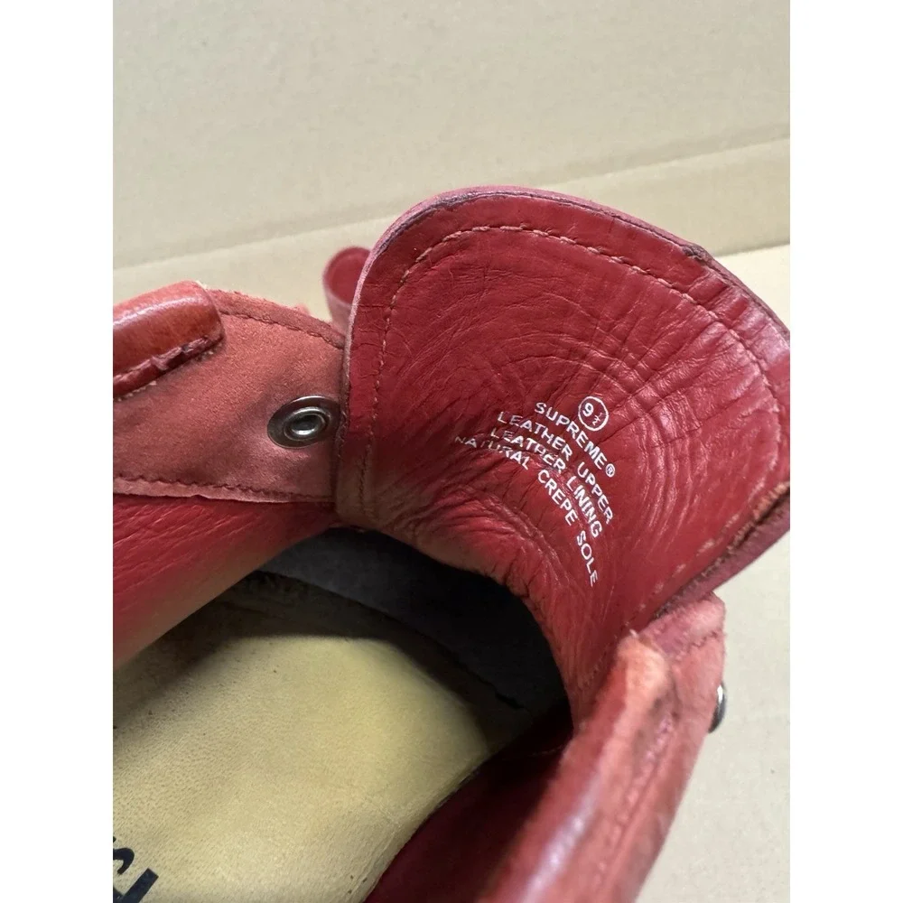 Supreme x Clark's Originals Red Suede Leather‎ Chukka 2011 Size 9.5